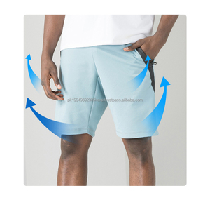 Shorts de golf personnalisés en couleur, 95% nylon, 5% élasthanne, shorts de golf pour hommes, imprimé, entrejambe extensible, taille plate, shorts de jogging - Product Image 2