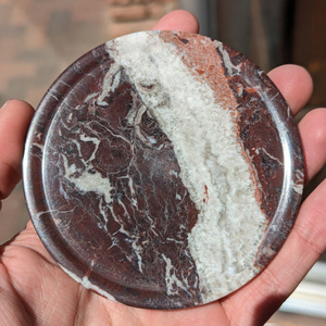 Low Price Modern Big Slab <b>Marble</b> Coaster Set of 6 for Kitchen Use Natural Onyx Coasters - Product Image 5