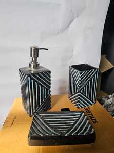 Distributeur en céramique robuste de qualité supérieure 500 ml avec pompe anti-fuite pour hôtels, bureaux, toilettes et éviers de cuisine - Product Image 3