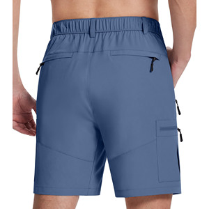 Shorts de randonnée pour homme, nouveau design, été, extérieur, respirant, séchage rapide, multi-poches, avec logo personnalisé. - Product Image 2