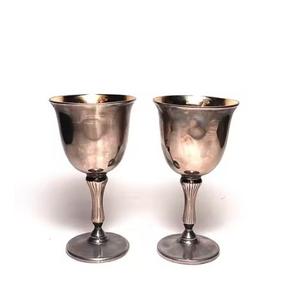 Juego de Copas de Latón Hechas a Mano con Acabado Vintage, Diseño Romano, Copas Decorativas para Vino, Decoración para el Hogar, Vajilla, Decoración para Bares y Bodas - Product Image 1