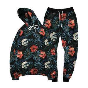 Hot Selling Women Sublimation Printed <b>Tracksuit</b> New Style Casual Sports Winter 100% Cotton Windproof Breathable Eco-friendly - Product Image 1