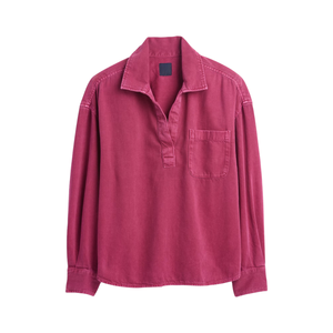 Camisa Vaquera Casual Personalizable para Mujer con Detalle de Botones, Acabado Lavado, Lista para Verano/Invierno, Tela de Algodón Cómoda, Venta al por Mayor - Product Image 1