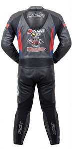 Combinaison de course premium Ramaha pour homme, 1 pièce, en cuir de vache véritable/cuir de kangourou, style MotoCP, combinaison de course sur circuit, niveau de protection 2 - Product Image 2