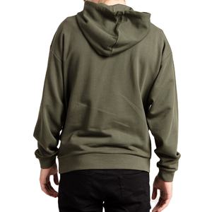 Sweat à capuche oversize vert olive pour homme, en molleton décontracté, à manches longues, avec poche kangourou, style streetwear - Product Image 4