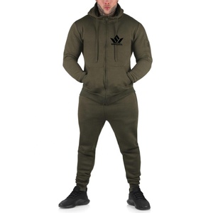 Ensemble de survêtement unisexe noir imprimé avec sweat à capuche et pantalon de jogging, manches longues, fermeture éclair, couleur unie, respirant, séchage rapide, poids moyen - Product Image 6