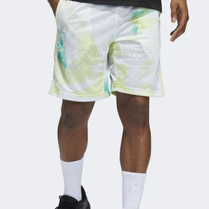 Ropa deportiva informal de tela ligera que absorbe el sudor, perfecta para entrenamiento y uso diario, pantalones cortos de malla para hombre. - Product Image 4