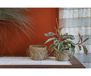Seagrass <b>basket</b> with tassels Handmade <b>Storage</b> <b>Basket</b> Wholesale eco-friendly Made in Vietnam - Product Image 5