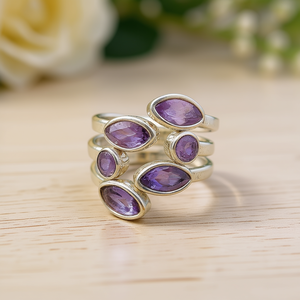 Anillo de Amatista de 7.9 Gramos, Accesorio Elegante y con Estilo - Product Image 3