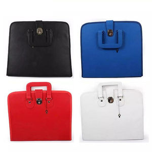 Provincial Full Dress Masonic Apron Case Craftmark Black Faux Leather Durable Square Shape Customizable High Quality - Product Image 5