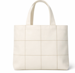 Wholesale Custom <b>Large</b> Capacity Casual <b>Canvas</b> Tote <b>Bag</b> Blank Letter Handbag Lining Single Double Shoulder <b>Bag</b> for Women - Product Image 6