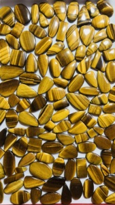 Trimurti Gems <b>Cheap</b> Price Lot Natural Yellow Tiger Eye Cabochon Loose Beads AAA Grade Mix Shape 15-50mm Color Play/Fire DIY - Product Image 2