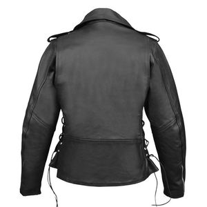 Women Classic <b>Genuine</b> Sheep Skin Eco-Friendly Windproof Outer Jacket Biker Clothing Designed for Warmth Comfort Modern Street - Product Image 6