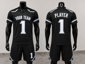 Maillots de football américain personnalisés OEM, uniformes d'équipe respirants en maille, shorts imprimés avec nom et numéro personnalisés, fabricant de vêtements de sport - Product Image 5