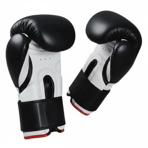 Guantes de Entrenamiento de MMA con Logotipo Personalizado, de Cuero PU con Cordones en los Dedos, que Absorben la Humedad, Equipo de Combate - Product Image 3