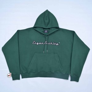 Ensemble de survêtement unisexe vert en coton de haute qualité avec capuche, manches longues, coupe décontractée, idéal pour l'automne, avec logo imprimé sur le devant, pour hommes - Product Image 5