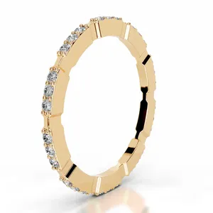 Anillo de Boda Velmora con Diamante Cultivado en Laboratorio, Certificado IGI - Product Image 1