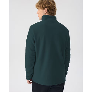 Men Black Half Zip <b>Sweatshirt</b> Polyester Cotton Streetwear Pullover Europe Fashion Manufacturer - Product Image 6