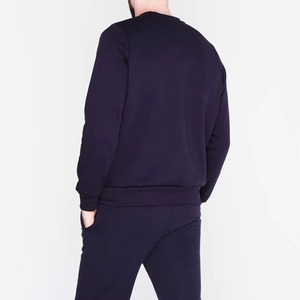 Sweat-shirt à capuche thermique en molleton uni pour homme, en mélange polyester/coton tricoté épais, brodé, respirant et coupe-vent - Product Image 3