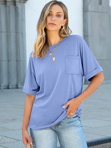 Camisetas de Mujer de Color Sólido a Precio Económico, Camisetas de Mujer al por Mayor, Camisetas de Mujer con Diseño Único, Camisetas de Mujer Estilo Primavera Verano - Product Image 1