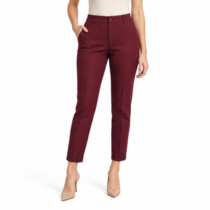 Custom Made Winter Casual Wear Lace Fleece Elastic Waistband <b>Sweatpants</b> for <b>Women</b> Straight Leg Wide Bottom Trousers - Product Image 1