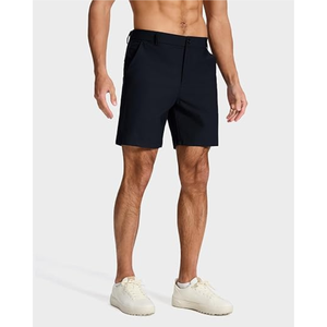 Shorts de golf et de randonnée pour hommes, légers, extensibles, respirants, 100% polyester, décontractés, avec 4 poches - Product Image 1