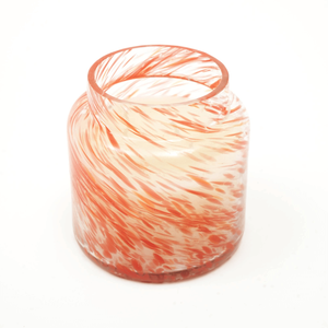 Bougie parfumée à la cire d'orange Dreamy Splatter dans un support en verre, lanterne ou pot - Product Image 5