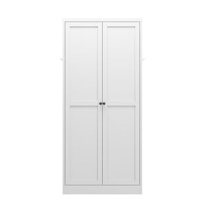 61\" White Metal Heavy-Duty Freestanding Pantry Cabinet 4 Adjustable Shelves (110lb Capacity) <b>Kitchen</b> <b>Storage</b> Organ - Product Image 5