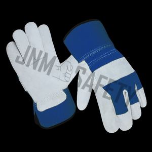 Guantes Profesionales de Trabajo Resistentes de Cuero Vacuno, Guantes de Seguridad con Protección Personal - Product Image 2