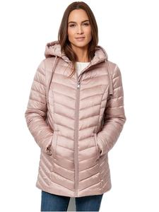 Veste chaude en fourrure à manches longues avec fermeture à glissière Veste rembourrée en coton de couleur unie Vêtements décontractés Vestes respirantes - Product Image 2