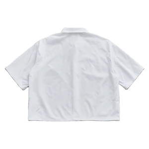 T-shirt court ample pour homme en coton épais, style streetwear, avec broderie personnalisée et motifs graphiques, vêtement de mode - Product Image 2