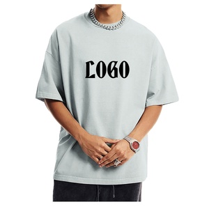 เสื้อยืดโอเวอร์ไซส์ผู้ชาย สีดำ แขนสั้น คอกลม สไตล์ลำลอง สตรีทแวร์ ผ้าฝ้าย 100% เป็นมิตรกับสิ่งแวดล้อม ระบายอากาศได้ดี ผ้าเจอร์ซีย์ถัก ทรงพอดีตัว - Product Image 2