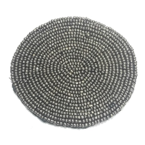 Posavasos con Cuentas, Nuevos Diseños, Decoración de Mesa India, 4 Piezas, Posavasos de Vidrio con Cuentas - Product Image 3