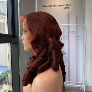 Venta al por mayor 100% de alta calidad naranja oscuro Super doble dibujado extremos hinchables Remy grado vietnamita tejido extensiones de cabello humano - Product Image 4