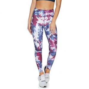 Leggings de yoga taille haute pour femme, effet push-up, imprimés, contrôle du ventre, ajustés, anti-transpiration, extensibles dans quatre directions, écologiques, pour l'entraînement - Product Image 1