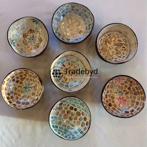 Elegante Tazón con Incrustaciones de Nácar, Calidad Premium, Hecho a Mano, Decoración para el Hogar, Tradebyd - Product Image 1