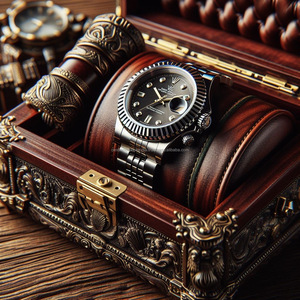 Boîtes de montres en bois personnalisées de qualité supérieure pour les conteneurs d'emballage de cadeaux uniques Stockage de montres en bois de qualité supérieure - Product Image 3