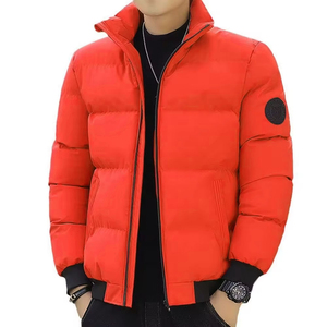 Chaqueta de Servicio de Último Diseño OEM para Hombre, Ropa de Invierno, Chaqueta Bomber Personalizada con Etiqueta Tejida, Abrigo Acolchado Brillante con Capucha al por Mayor - Product Image 4