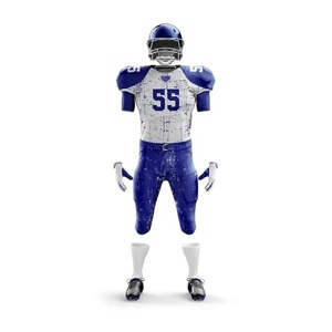 New Arrival American Football Uniform Set Custom Logo 100% Polyester Factory-Made High Quality Competitive Price Short Quick Dry - Product Image 6