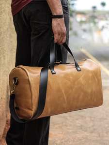 Bolsa Deportiva de Cuero Premium de Alta Calidad para Gimnasio, Viajes, Proveedor Mayorista OEM, Bolsa Deportiva de Cuero para Venta en Línea - Product Image 2