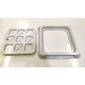 Tapa de alcantarilla de FRP duradera, tamaño exterior 36 x 36, apertura interior 30 x 30, para sistemas de alcantarillado y drenaje - Product Image 4