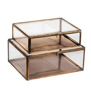 กล่องใส่เครื่องประดับโลหะรูปหัวใจ กรอบทองแดง ลายสวยงาม ขนาดมาตรฐาน สำหรับสร้อยคอแบบหรูหรา - Product Image 2