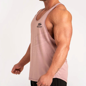 เสื้อกั๊กออกกำลังกายแบบถักคุณภาพพรีเมียม ผลิตจากโพลีเอสเตอร์/คอตตอน ระบายอากาศได้ดี น้ำหนักเบา ซับเหงื่อ เหมาะสำหรับการยกน้ำหนัก - Product Image 3