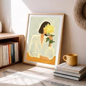 Cadre photo en bois fait main, écologique, design vintage classique, orientation verticale, impression numérique couleur pour mur - Product Image 5