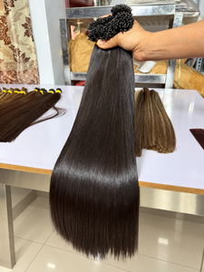 ผมต่อแบบ I-Tip เวียดนามแท้ 100% แบบตรง ติดกาวเคราติน - Product Image 1