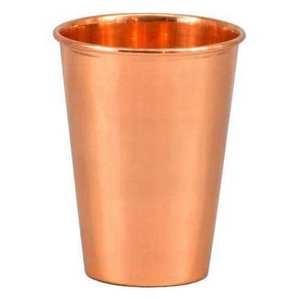 Pure <b>Copper</b> Drinking <b>Cup</b> Luxury Handcrafted Metal Water Tumbler High Quality Polished Gold Glass for Health and Hotel Barware - Product Image 1