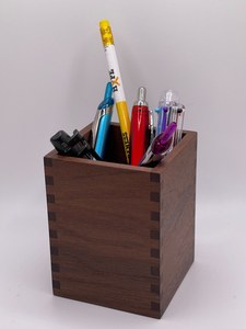 Premium Wooden Pen <b>Holder</b> for Office Desk Organization - Product Image 1