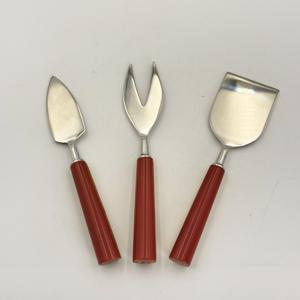 Elegante Juego de Cubiertos de Acero Inoxidable con Mango de Resina, 3 Piezas, para Cocina, Vajilla y Herramientas para Queso - Product Image 2