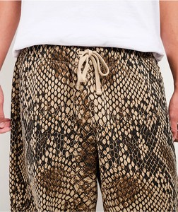 Pantalones Harem Unisex con Estampado de Serpiente, de Felpa/Algodón, Transpirables, Cintura Elástica, Corte Holgado Informal, Estilo Hip Hop - Product Image 5