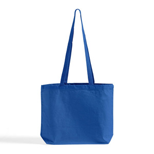 Sac fourre-tout en coton uni de qualité supérieure |   Sac de courses réutilisable écologique à longue poignée |   Sac fourre-tout promotionnel pour entreprises en gros - Product Image 4